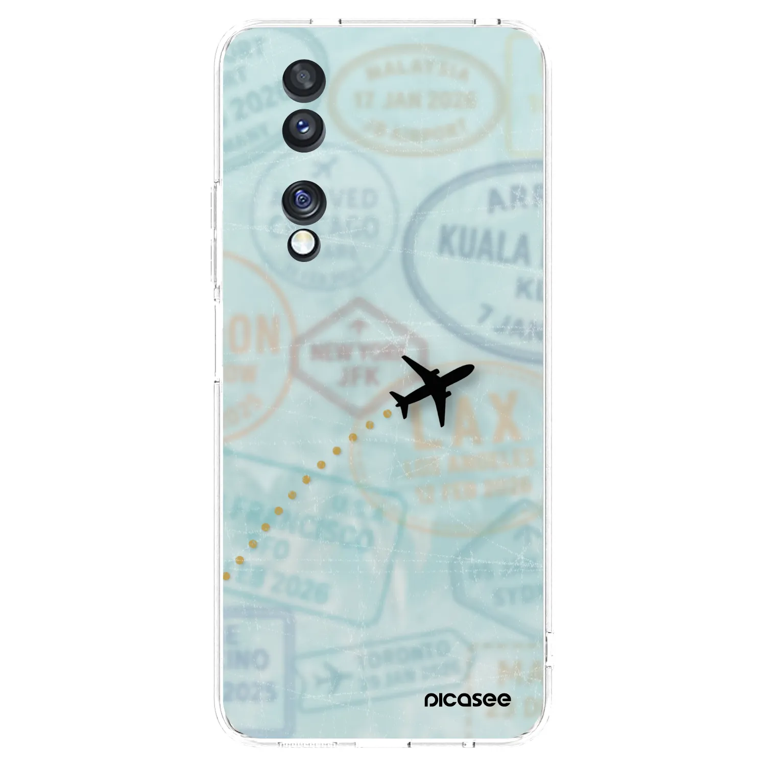 Picasee silikónový prehľadný obal pre Honor 70 - FLIGHT PATH