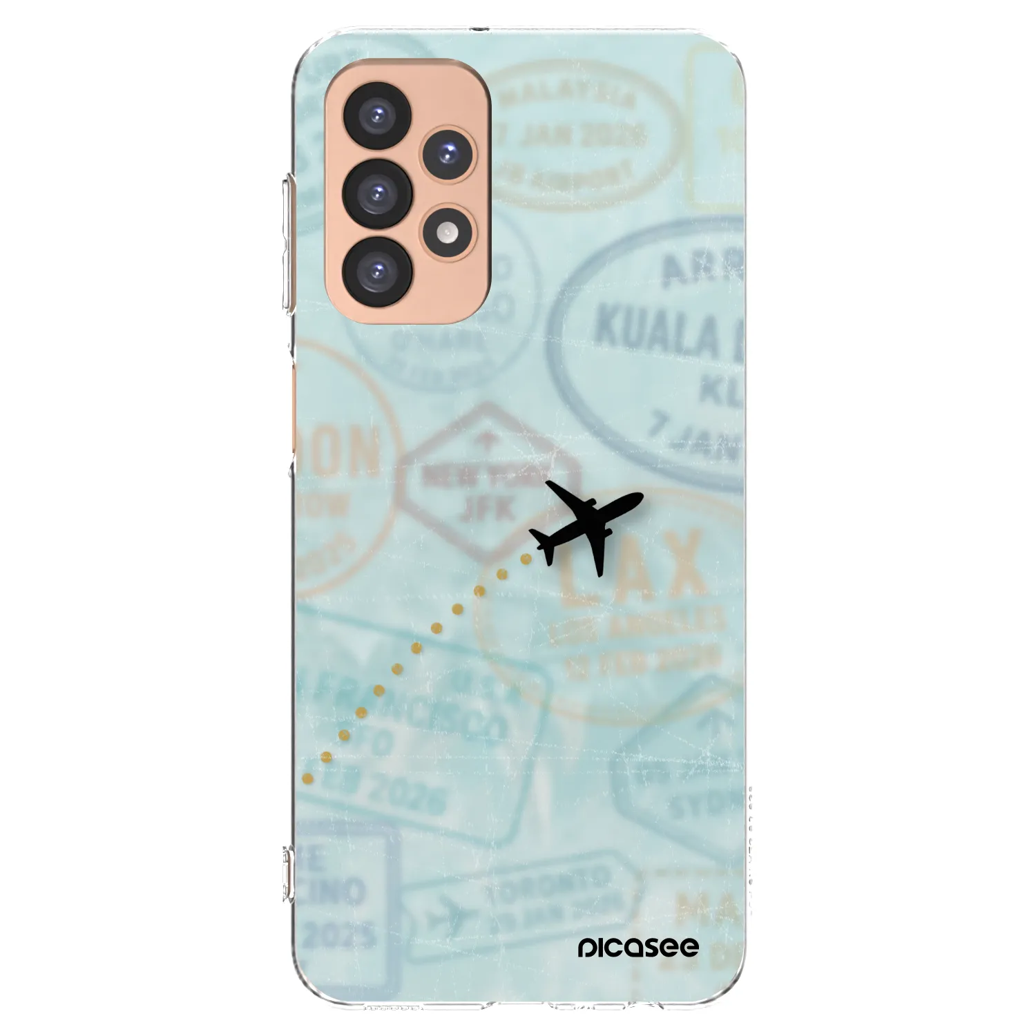 Silikónový prehľadný obal pre Samsung Galaxy A23 A236B 5G - FLIGHT PATH