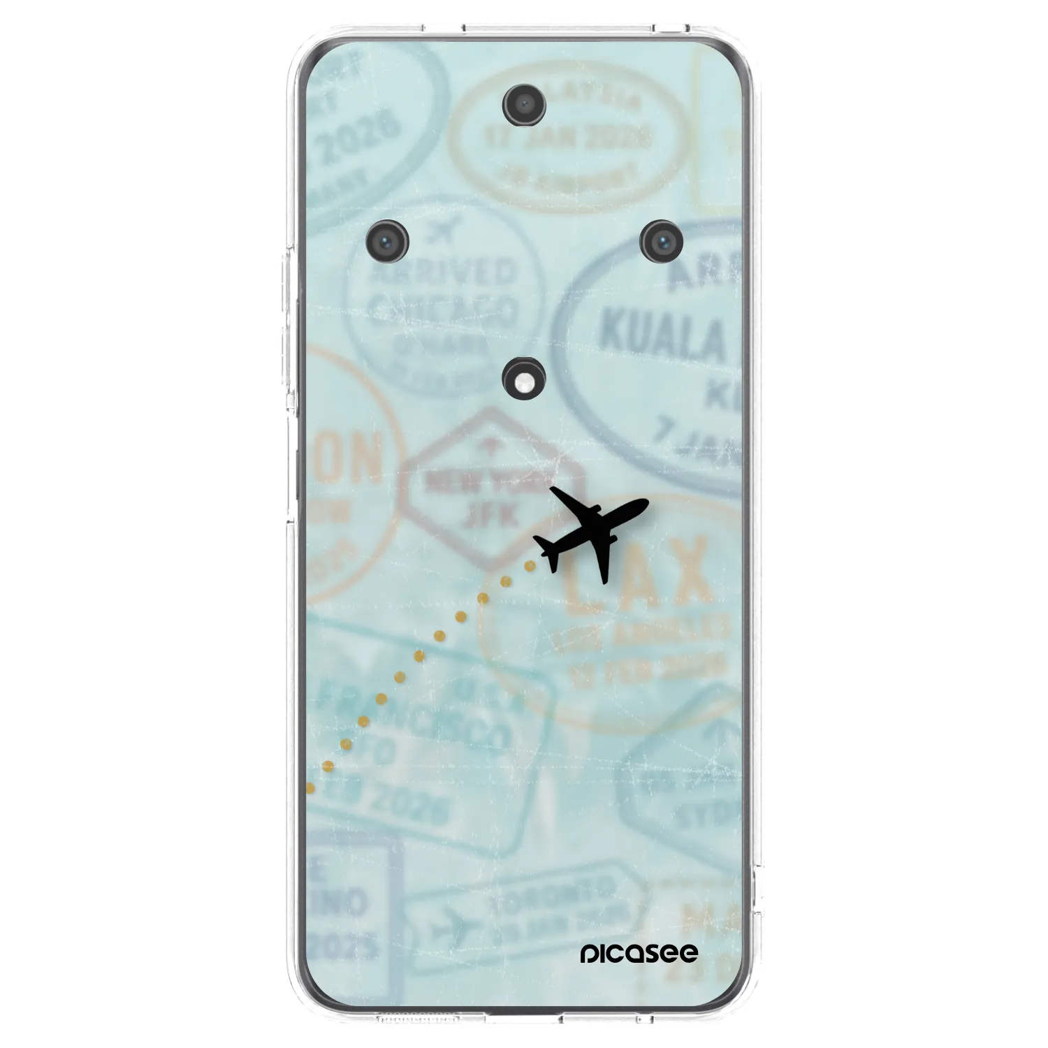 Picasee silikónový prehľadný obal pre Honor Magic5 Lite 5G - FLIGHT PATH