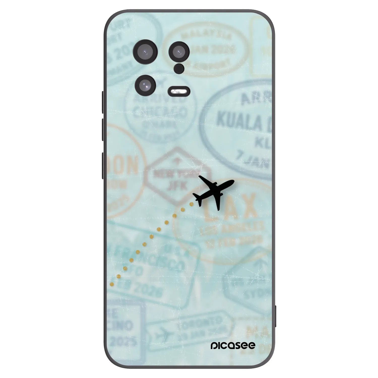 Silikónový čierny obal pre Xiaomi 13 - FLIGHT PATH