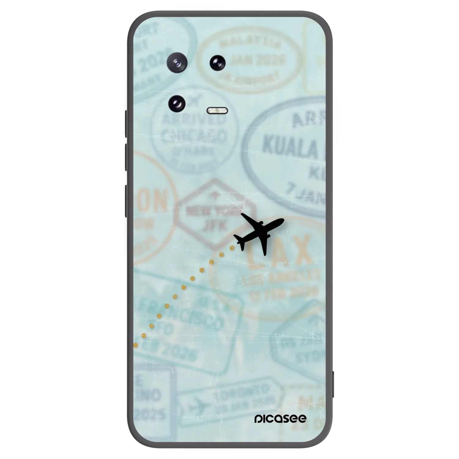 Picasee silikónový čierny obal pre Xiaomi 13 Pro - FLIGHT PATH