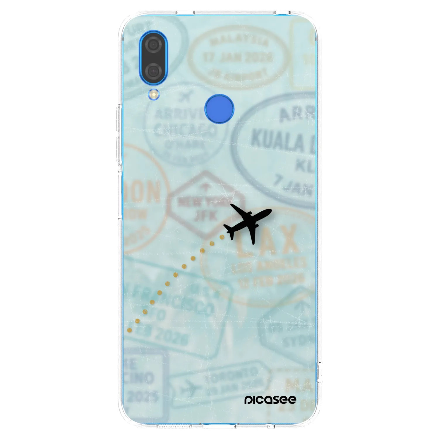 Picasee silikónový prehľadný obal pre Huawei Nova 3 - FLIGHT PATH