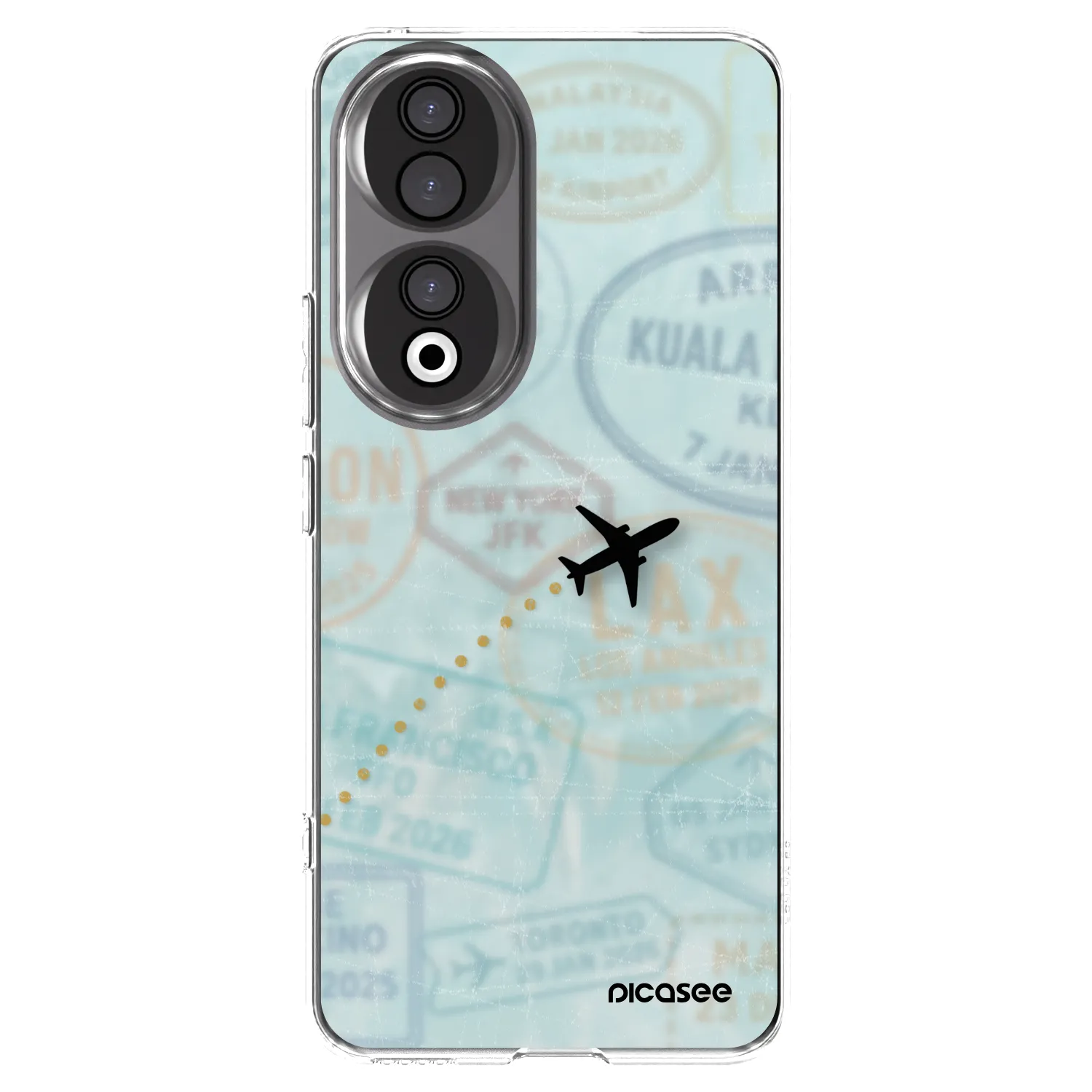 Picasee silikónový prehľadný obal pre Honor 90 5G - FLIGHT PATH