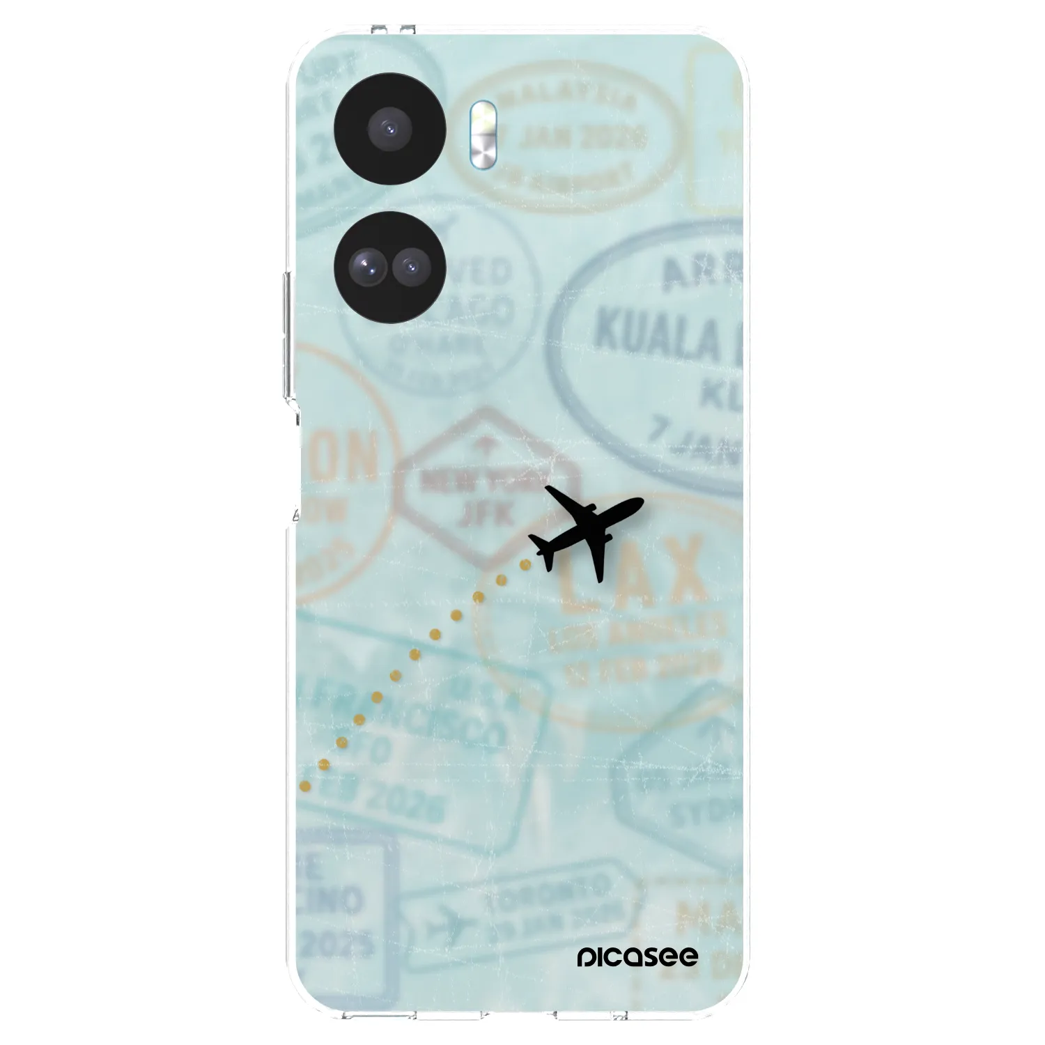 Picasee silikónový prehľadný obal pre Honor 90 Lite 5G - FLIGHT PATH