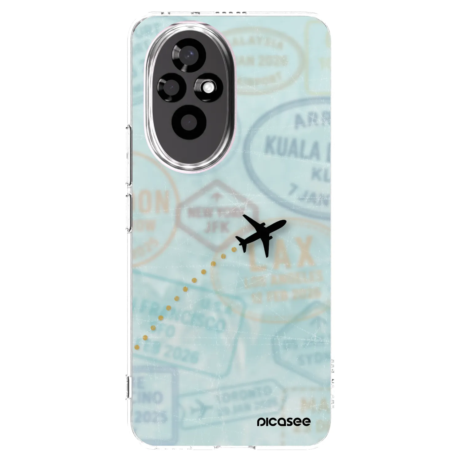 Picasee silikónový prehľadný obal pre Honor 200 Pro 5G - FLIGHT PATH