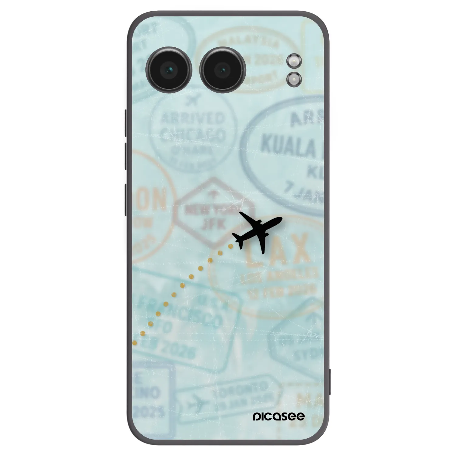 Picasee silikónový čierny obal pre OnePlus Nord 4 - FLIGHT PATH
