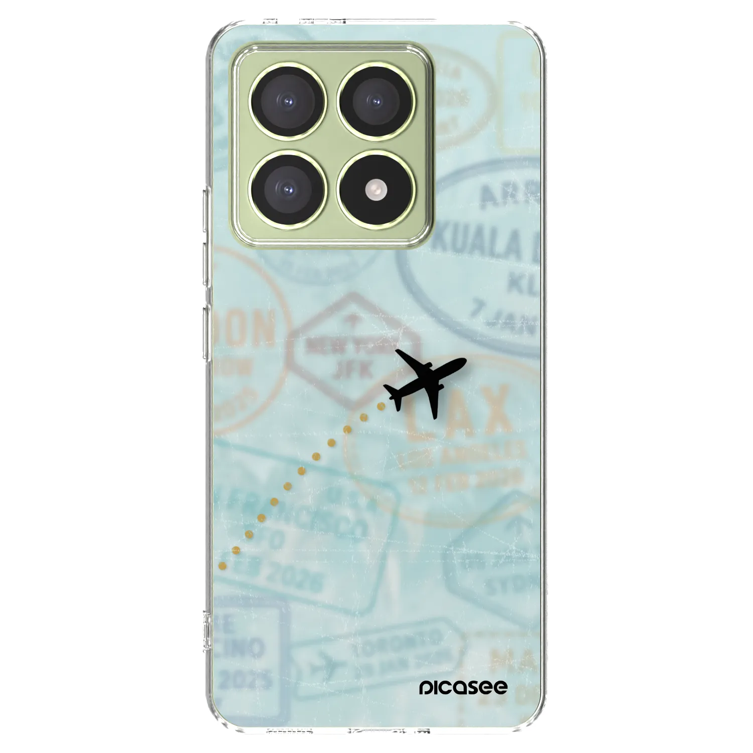 Picasee silikónový prehľadný obal pre Xiaomi 14T - FLIGHT PATH