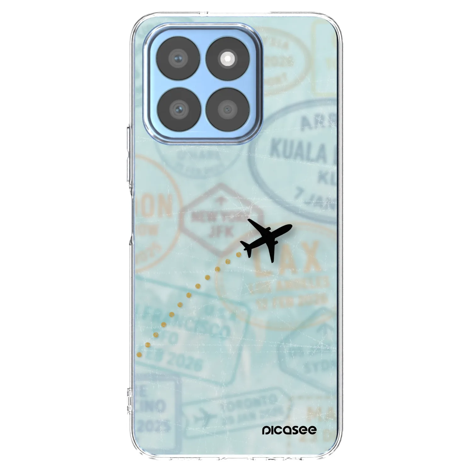 Picasee silikónový prehľadný obal pre Honor X8c - FLIGHT PATH