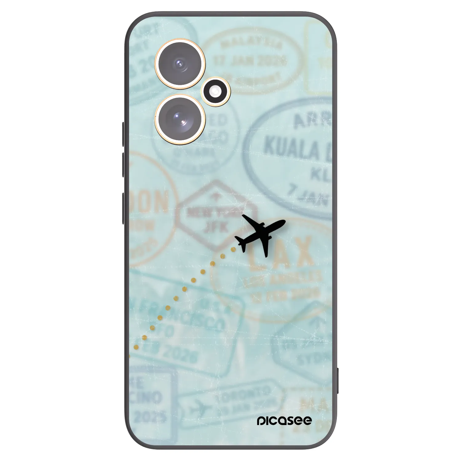 Picasee silikónový čierny obal pre Honor 400 5G - FLIGHT PATH
