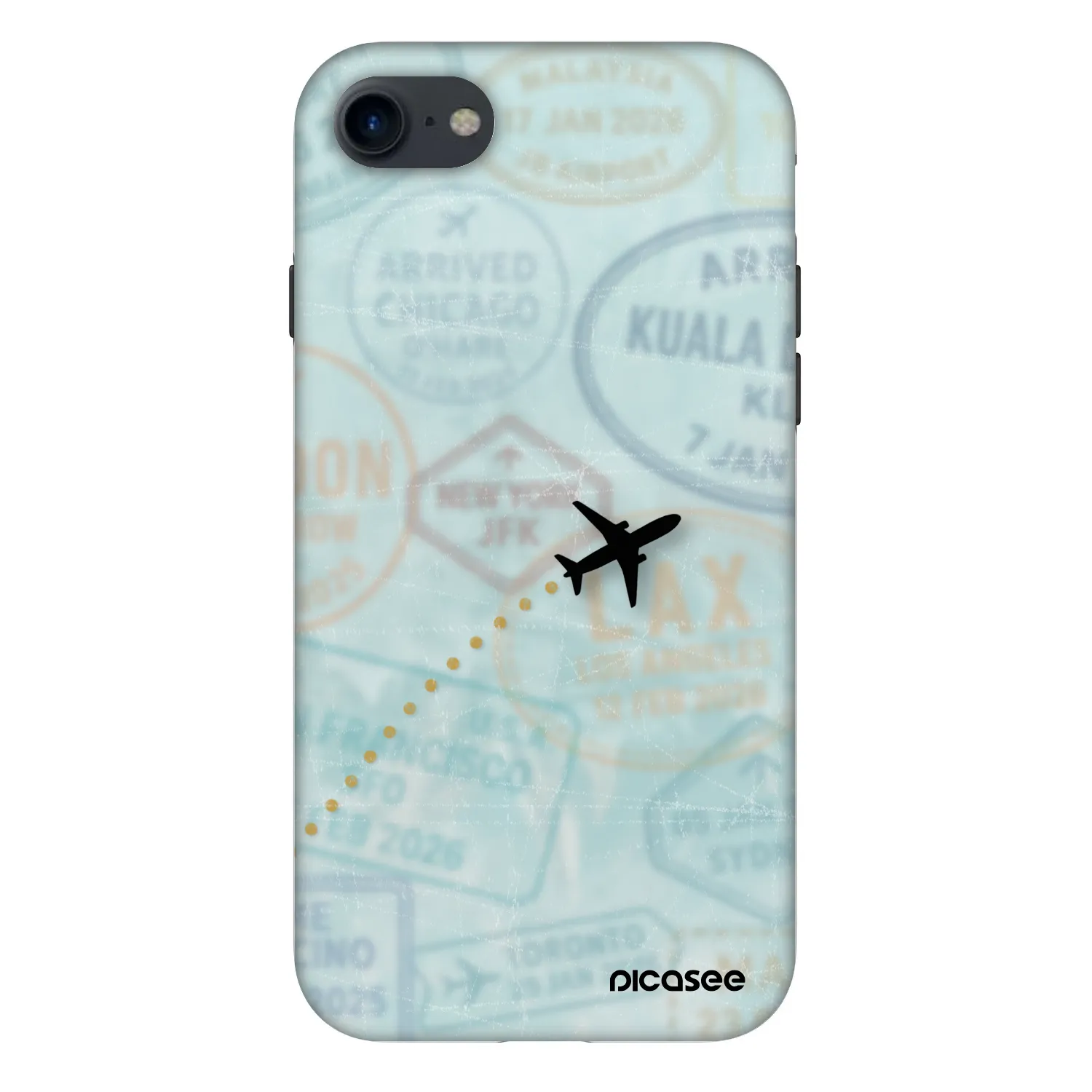 Picasee Fashion Case pre Apple iPhone SE 2020 - FLIGHT PATH