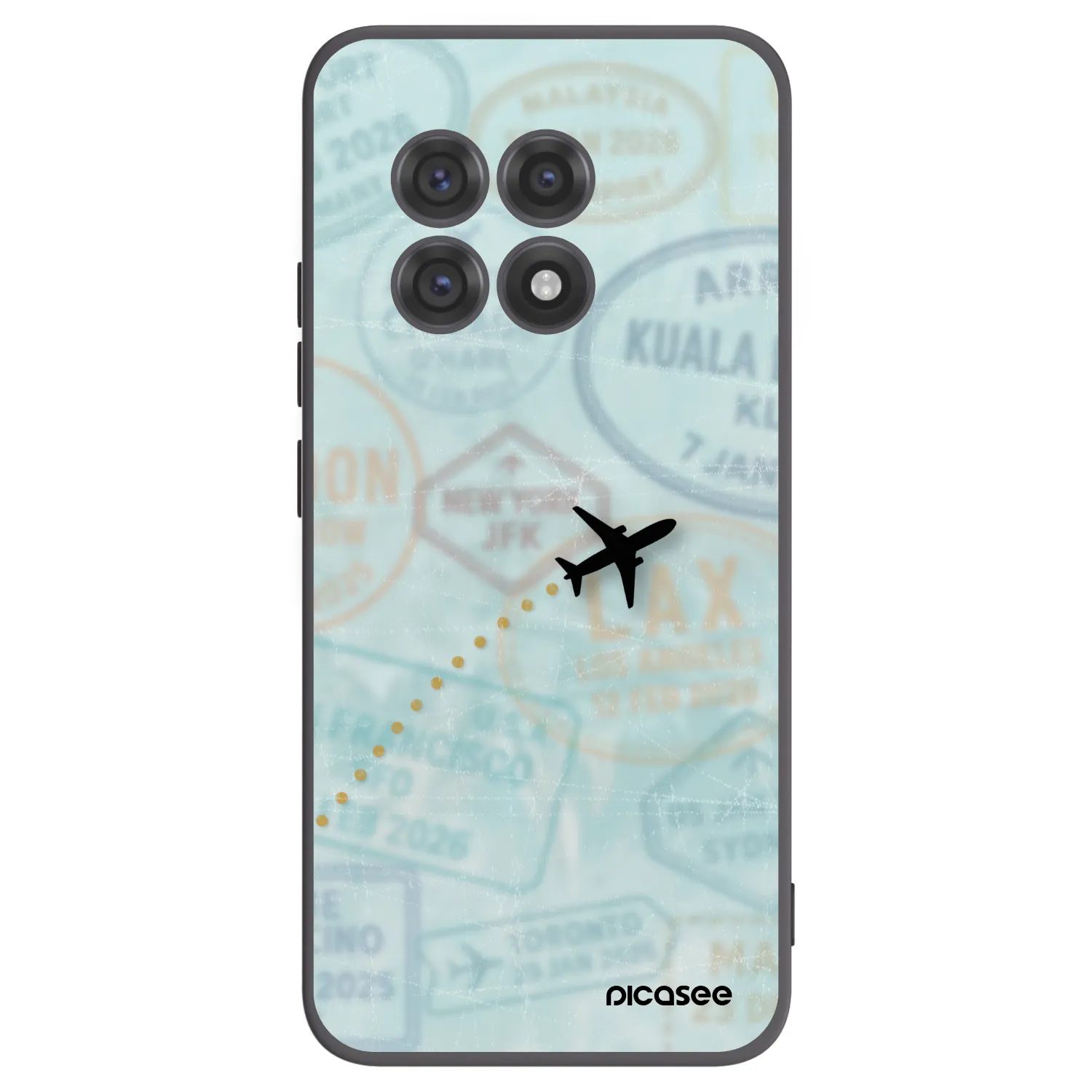 Silikónový čierny obal pre OnePlus 13R 5G - FLIGHT PATH