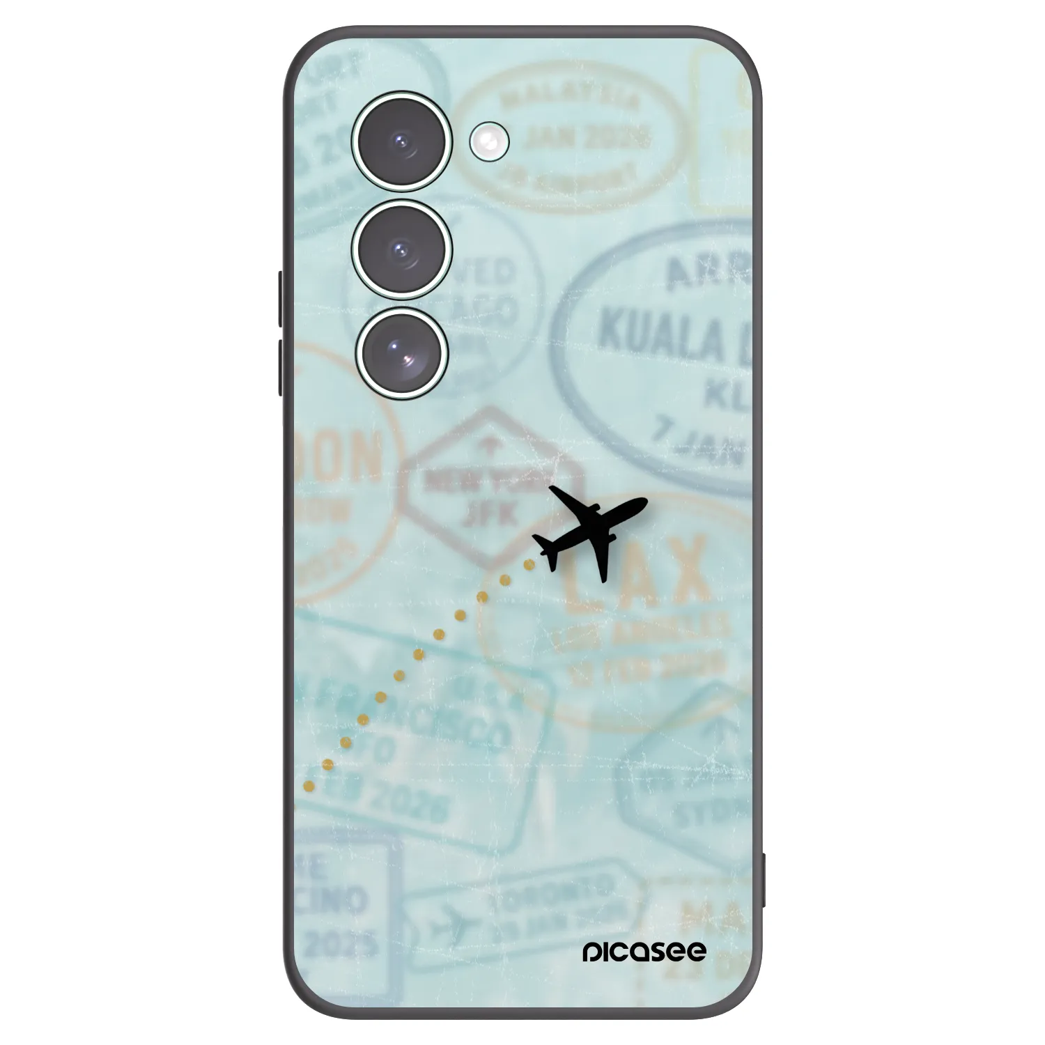 Picasee silikónový čierny obal pre Xiaomi Redmi 15 5G - FLIGHT PATH