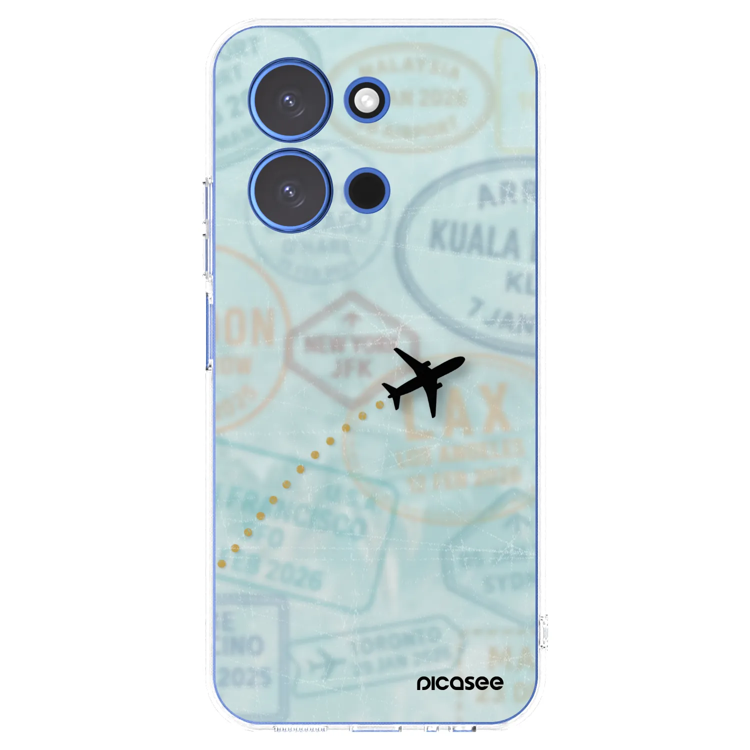 Picasee silikónový prehľadný obal pre Xiaomi Redmi 15C 4G - FLIGHT PATH