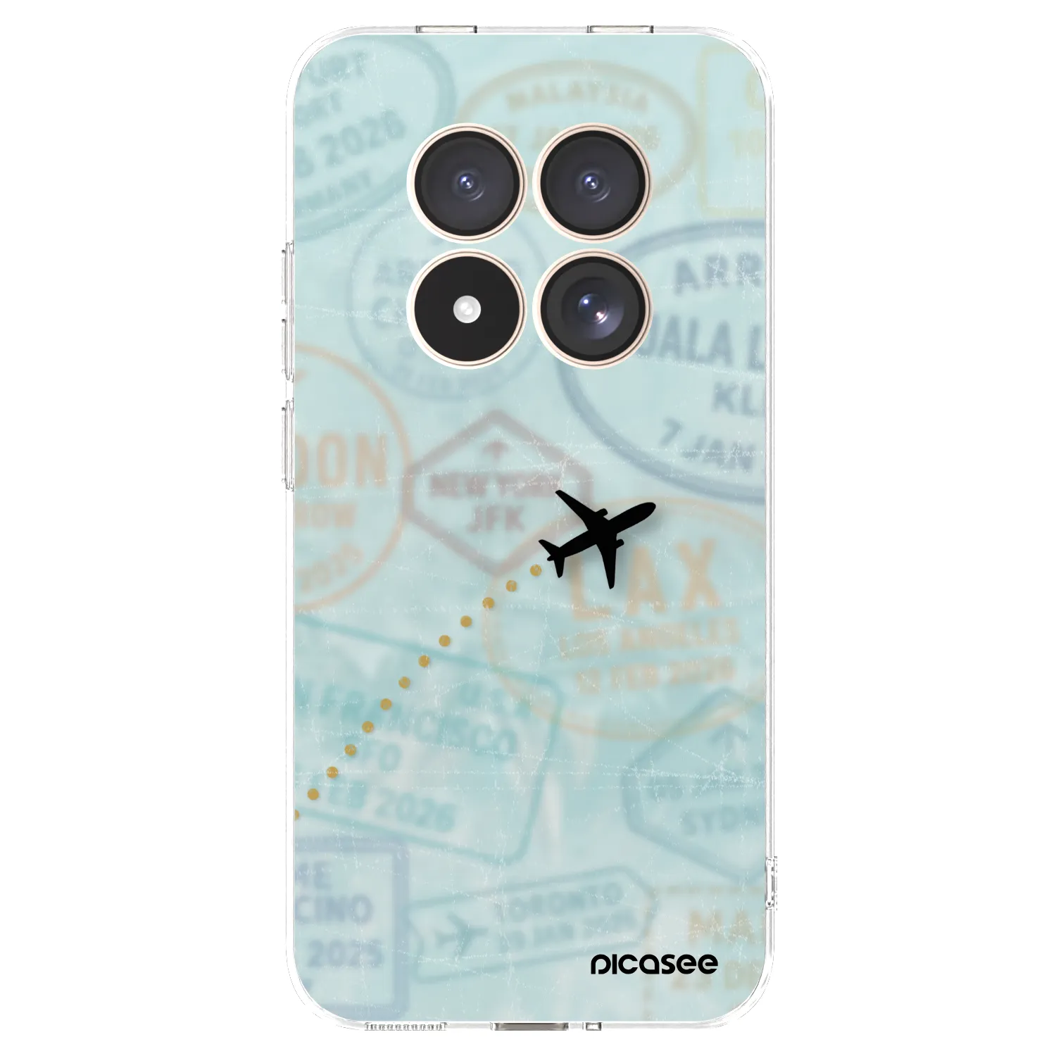 Picasee silikónový prehľadný obal pre Xiaomi Redmi Note 15 Pro 4G - FLIGHT PATH