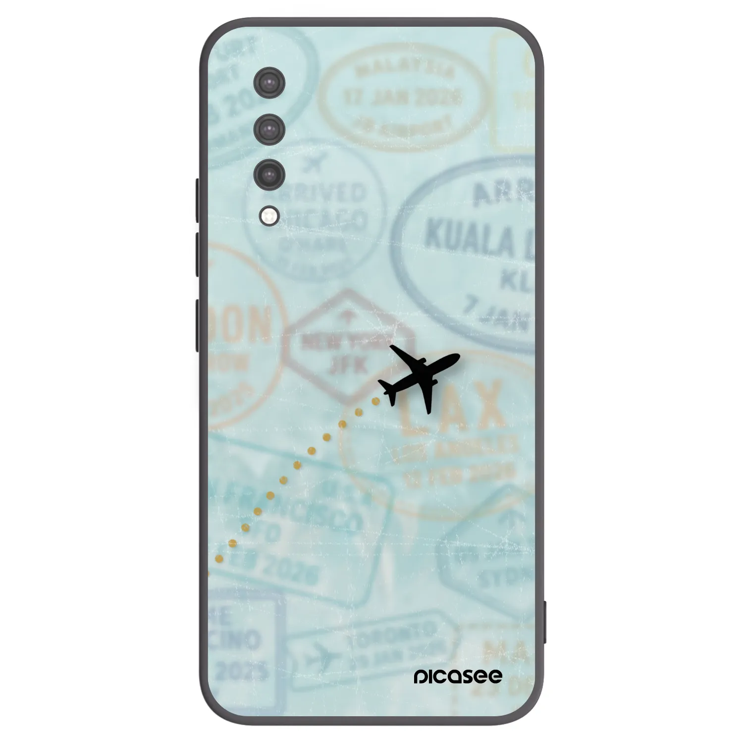 Silikónový čierny obal pre Xiaomi Mi 9 Lite - FLIGHT PATH