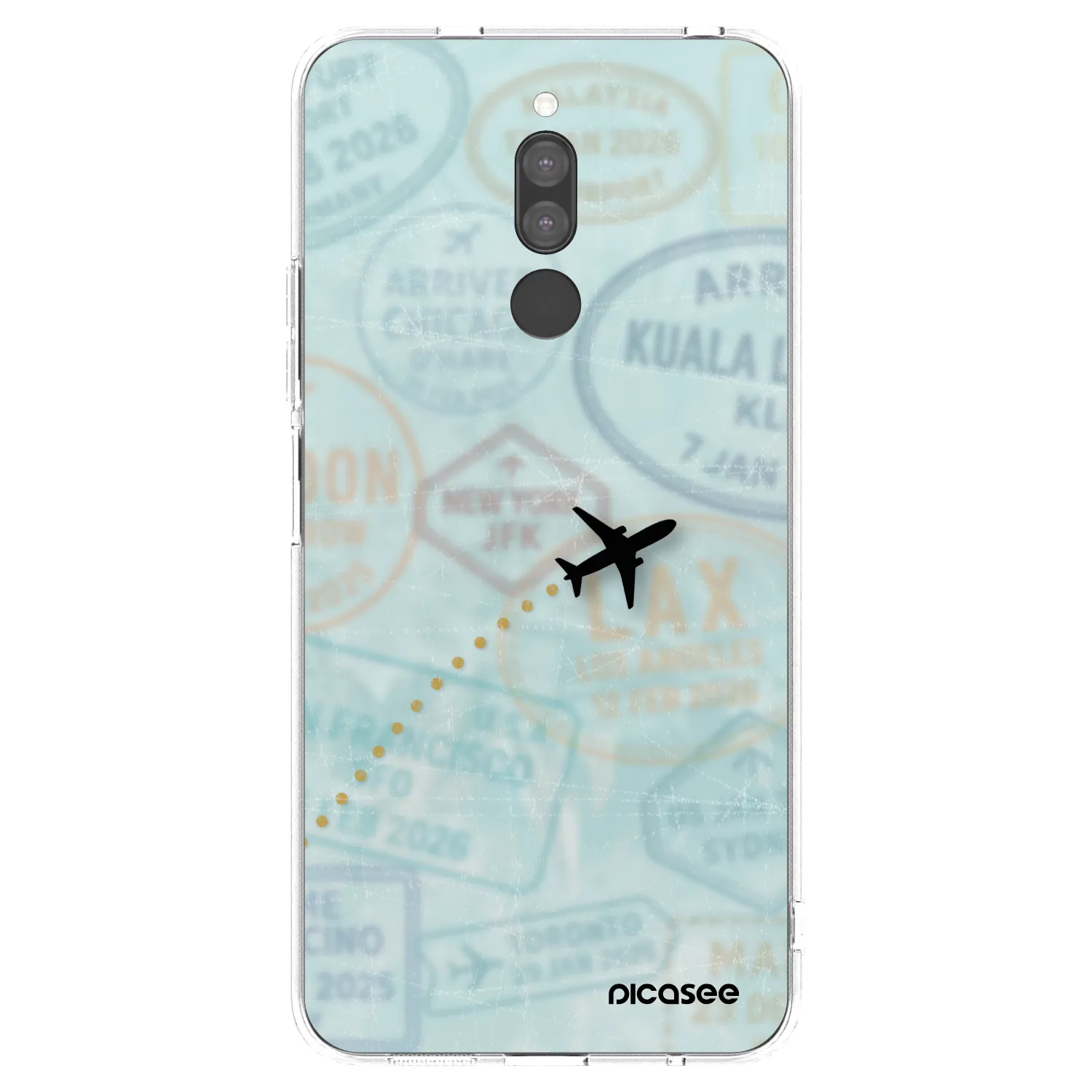 Silikónový prehľadný obal pre Xiaomi Redmi 8 - FLIGHT PATH