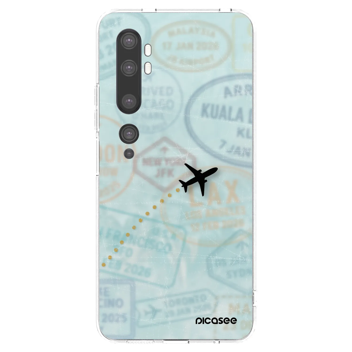 Silikónový prehľadný obal pre Xiaomi Mi Note 10 (Pro) - FLIGHT PATH