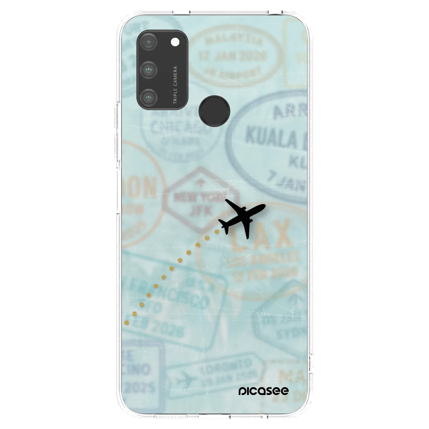 Picasee silikónový prehľadný obal pre Honor 9A - FLIGHT PATH