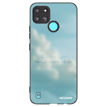 Picasee silikónový čierny obal pre Realme C21Y - CHASiNG LIGHT