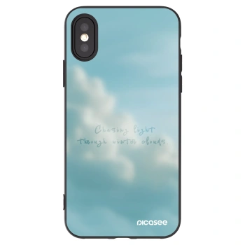 Picasee silikónový čierny obal pre Apple iPhone X/XS - CHASiNG LIGHT