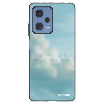 Picasee silikónový čierny obal pre Xiaomi Redmi Note 12 Pro 5G - CHASiNG LIGHT