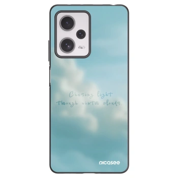Picasee silikónový čierny obal pre Xiaomi Redmi Note 12 Pro+ 5G - CHASiNG LIGHT