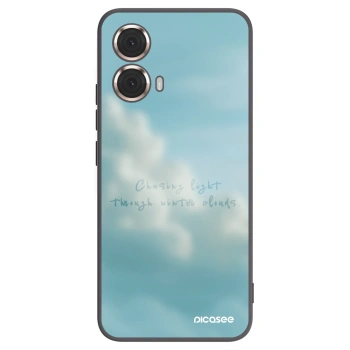 Picasee silikónový čierny obal pre Motorola Moto G85 - CHASiNG LIGHT