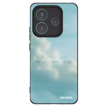 Picasee silikónový čierny obal pre Xiaomi Redmi Note 14 5G - CHASiNG LIGHT