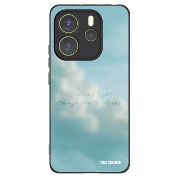 Picasee silikónový čierny obal pre Xiaomi Redmi Note 14 4G - CHASiNG LIGHT