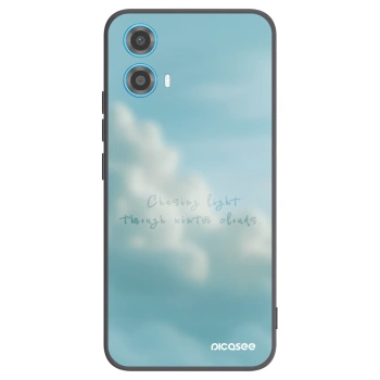 Picasee silikónový čierny obal pre Motorola Moto G34 5G - CHASiNG LIGHT