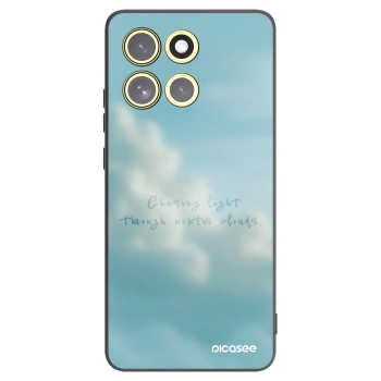 Picasee silikónový čierny obal pre Motorola Moto G86 Power 5G - CHASiNG LIGHT