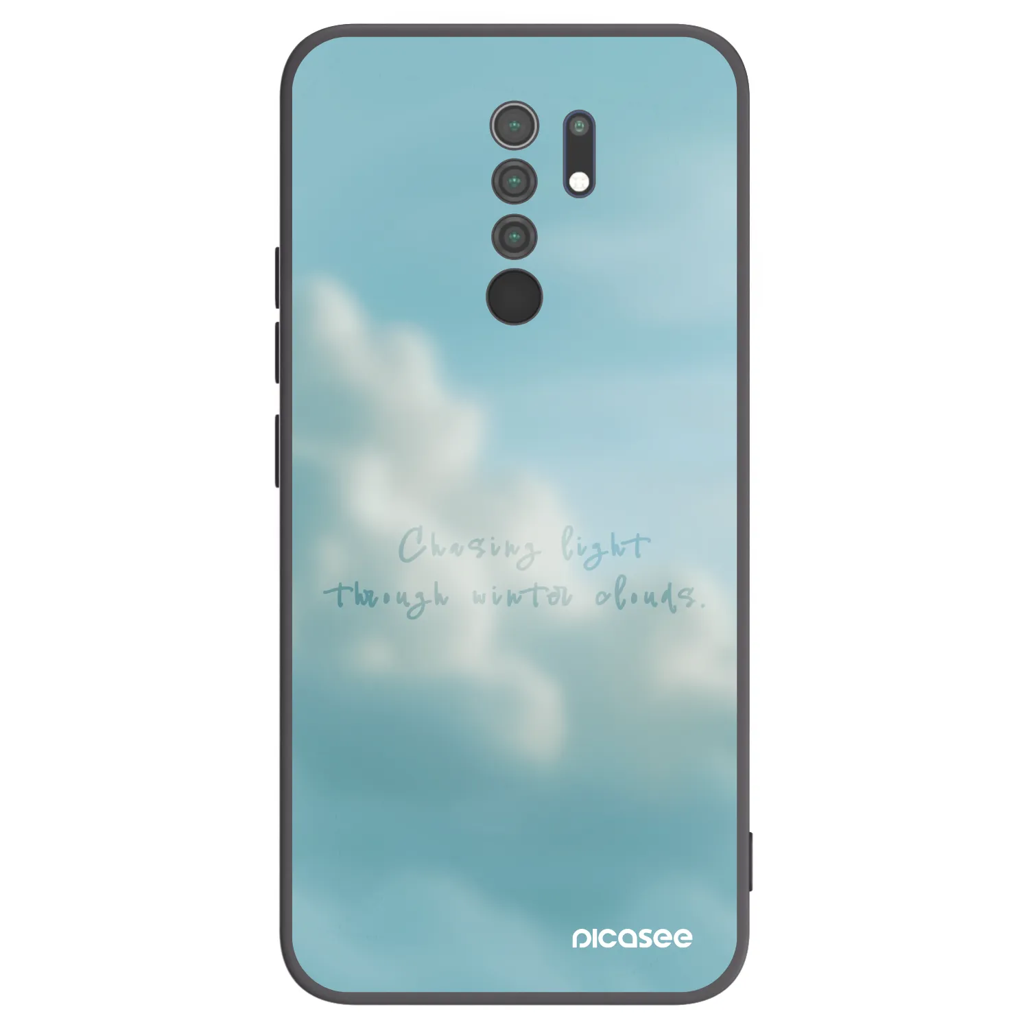 Picasee silikónový čierny obal pre Xiaomi Redmi 9 - CHASiNG LIGHT