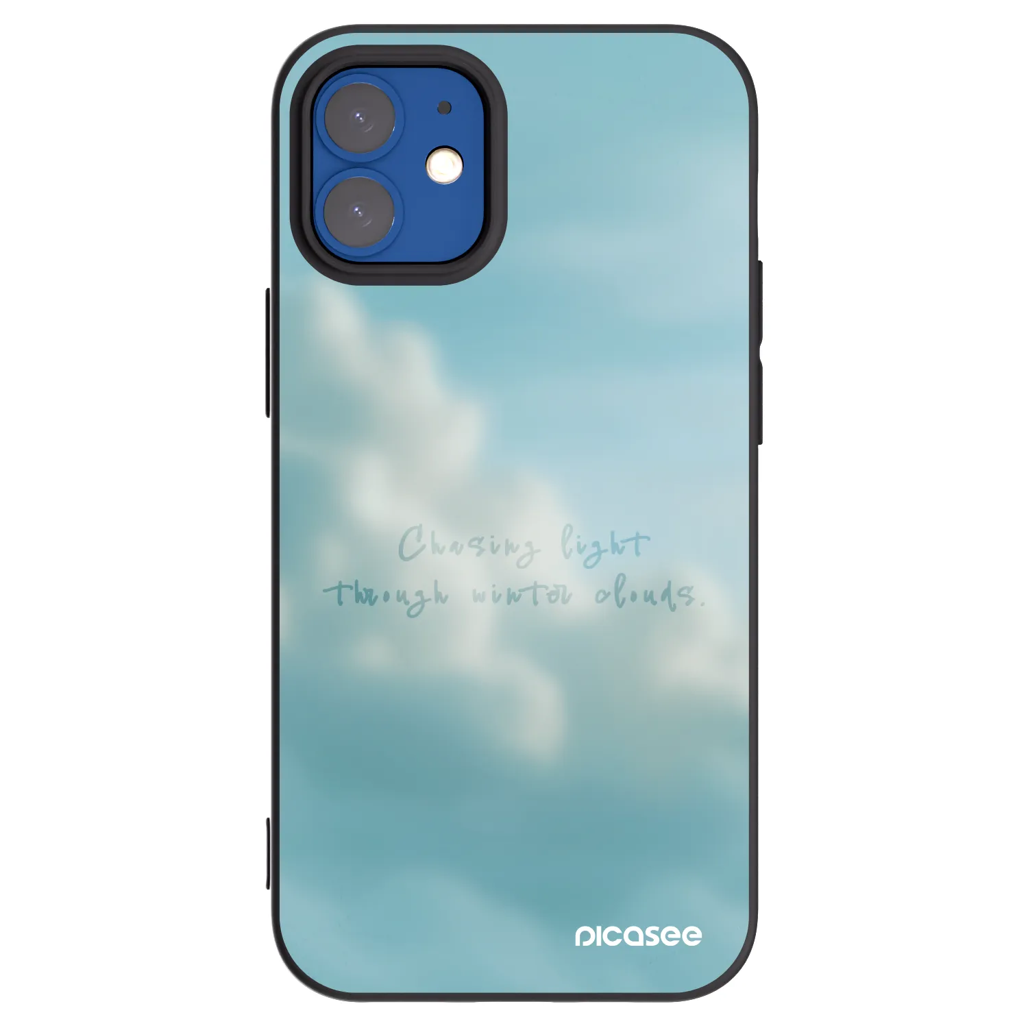 Picasee silikónový čierny obal pre Apple iPhone 12 mini - CHASiNG LIGHT