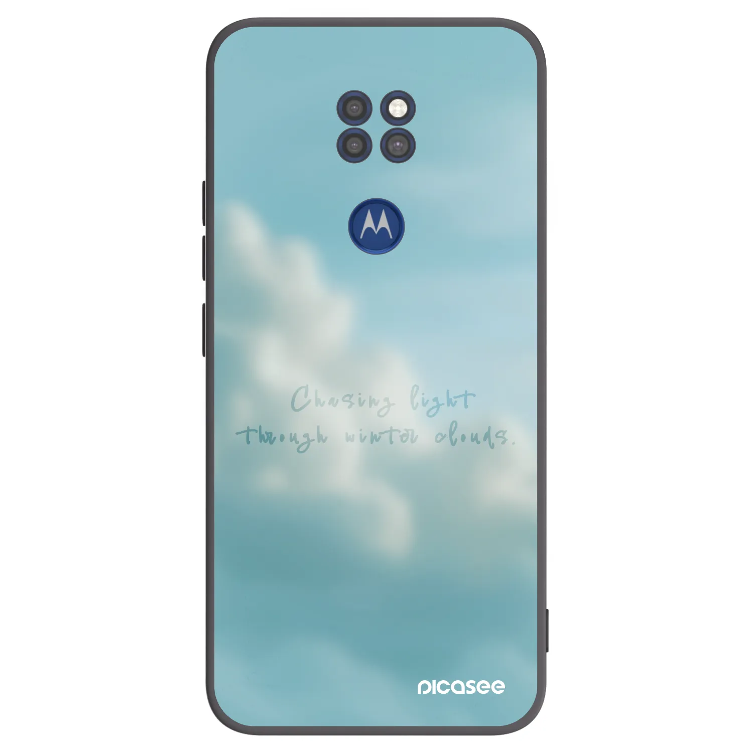 Picasee silikónový čierny obal pre Motorola Moto G9 Play - CHASiNG LIGHT