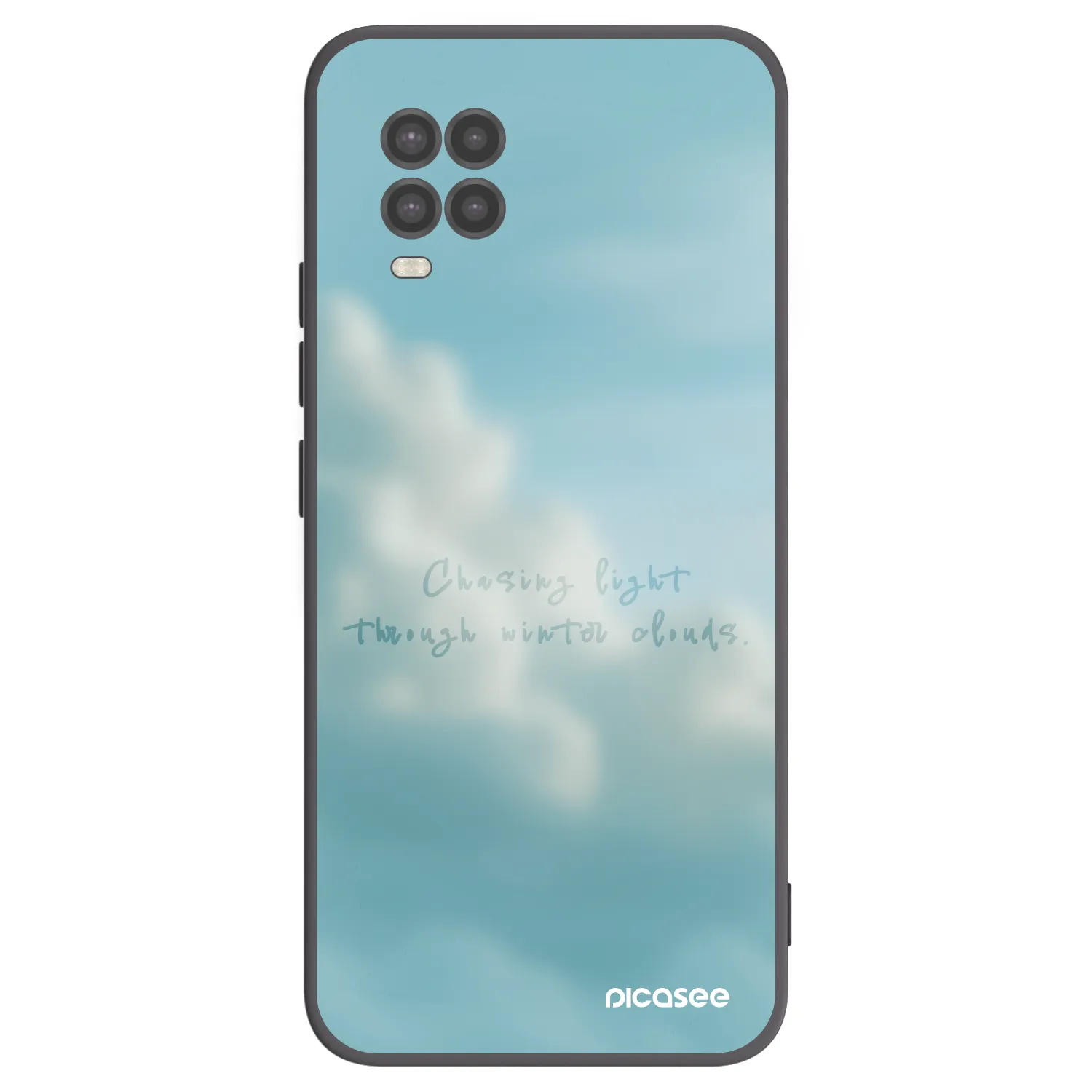 Picasee silikónový čierny obal pre Xiaomi Mi 10 Lite - CHASiNG LIGHT