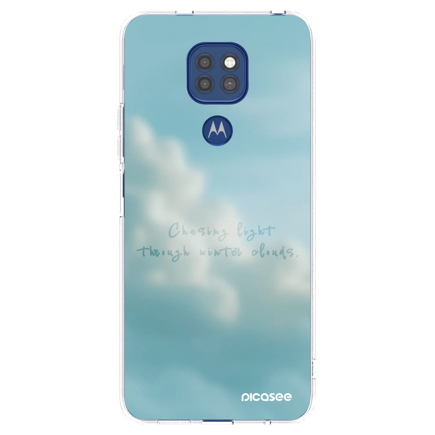 Silikónový prehľadný obal pre Motorola Moto G9 Play - CHASiNG LIGHT