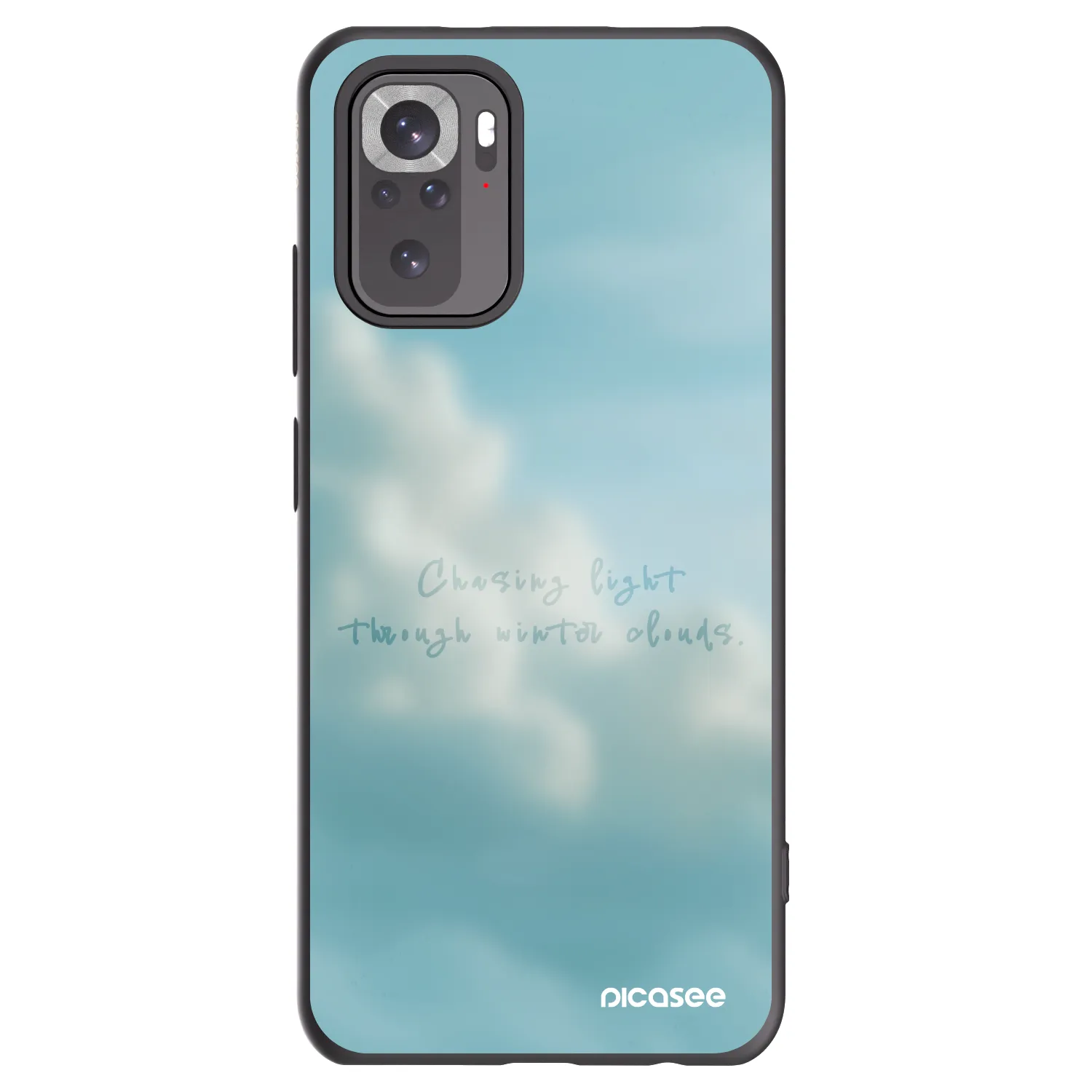 Picasee silikónový čierny obal pre Xiaomi Redmi Note 10 - CHASiNG LIGHT