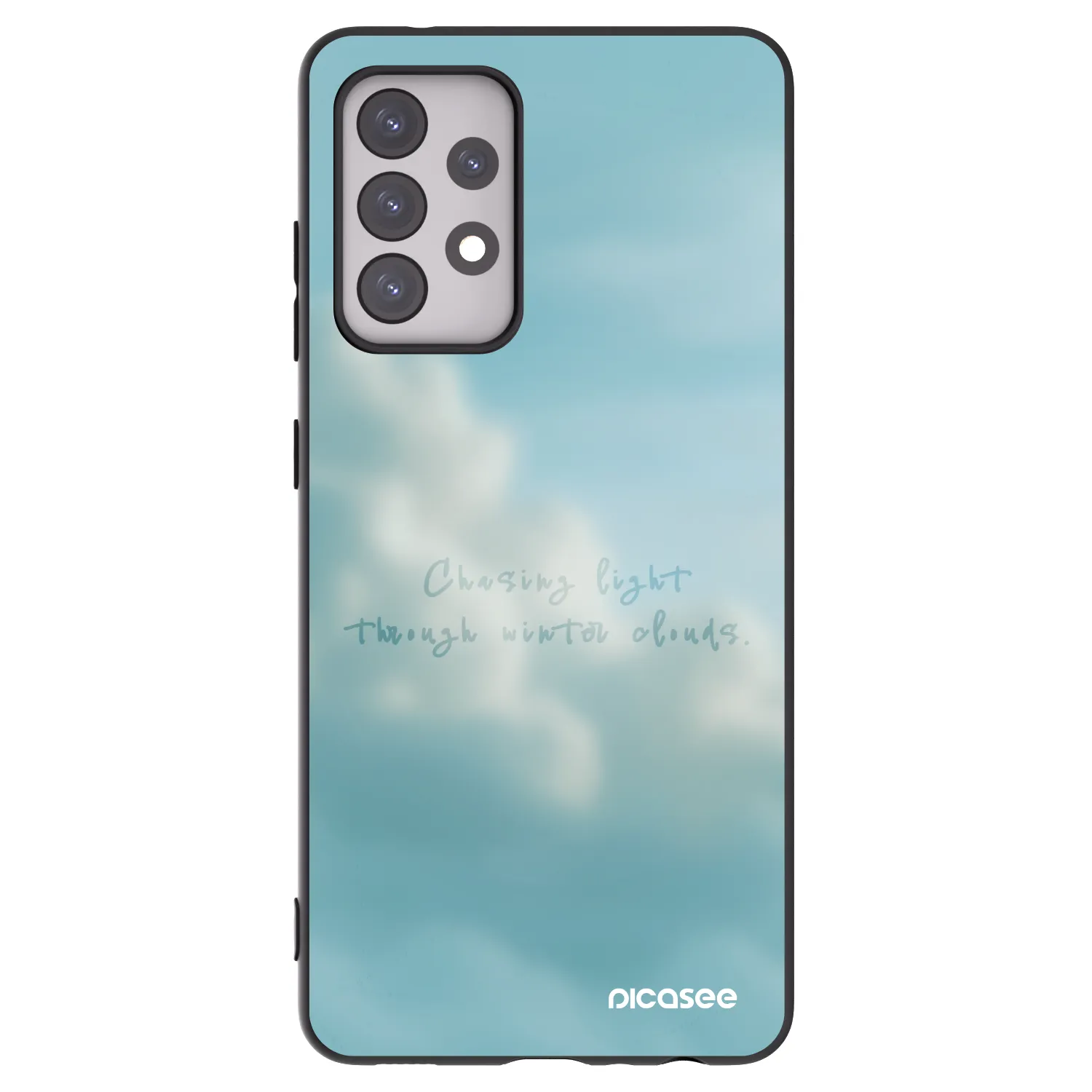 Picasee silikónový čierny obal pre Samsung Galaxy A52 5G A525F - CHASiNG LIGHT