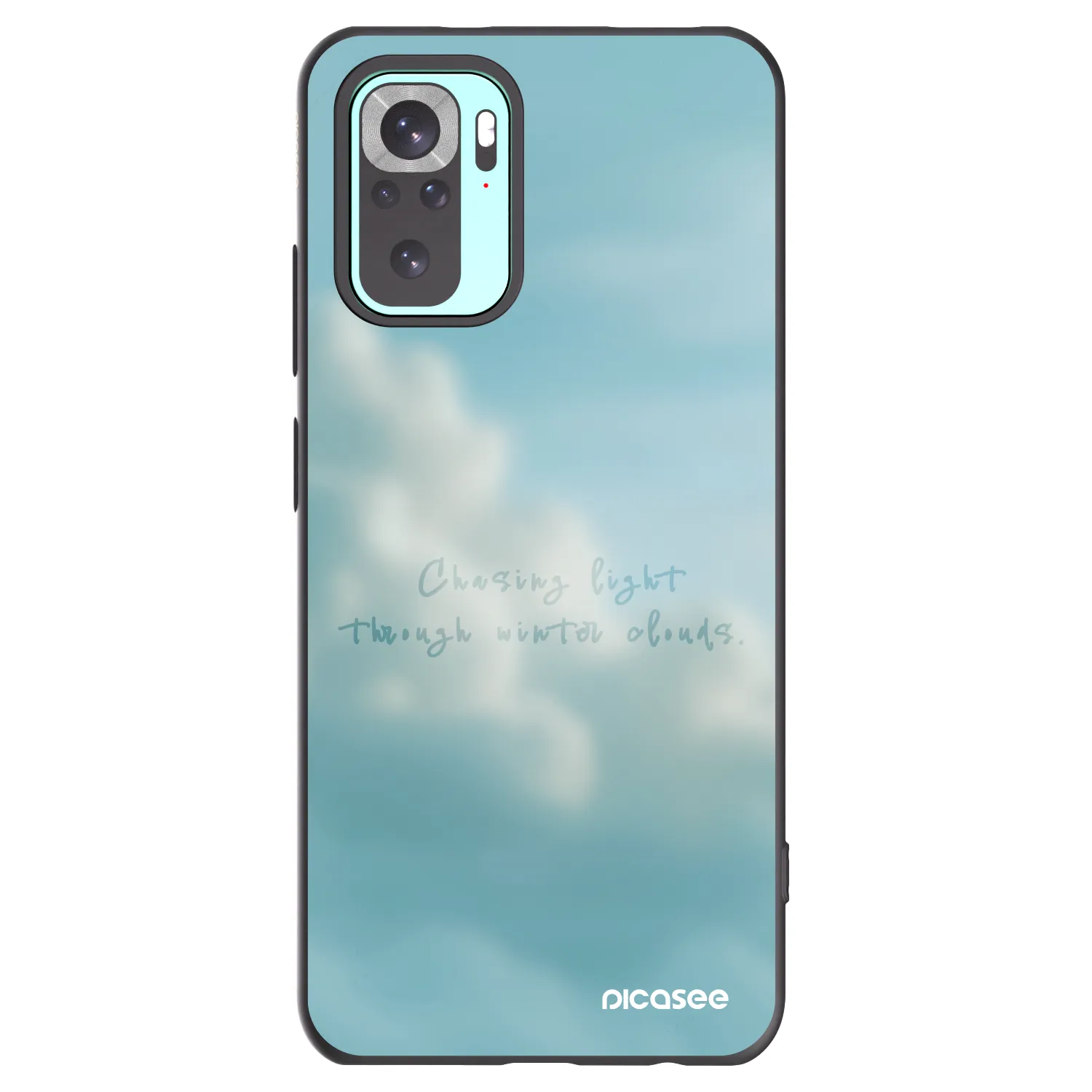 Picasee silikónový čierny obal pre Xiaomi Redmi Note 10 Pro - CHASiNG LIGHT