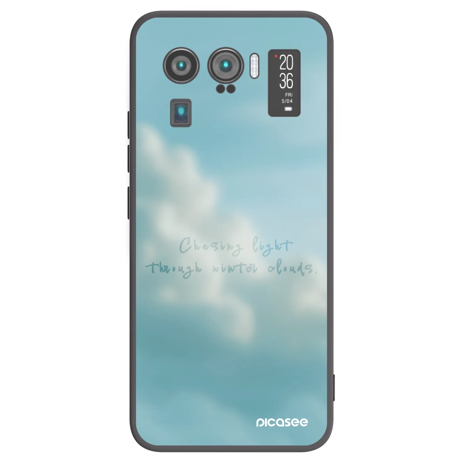 Picasee silikónový čierny obal pre Xiaomi Mi 11 Ultra - CHASiNG LIGHT