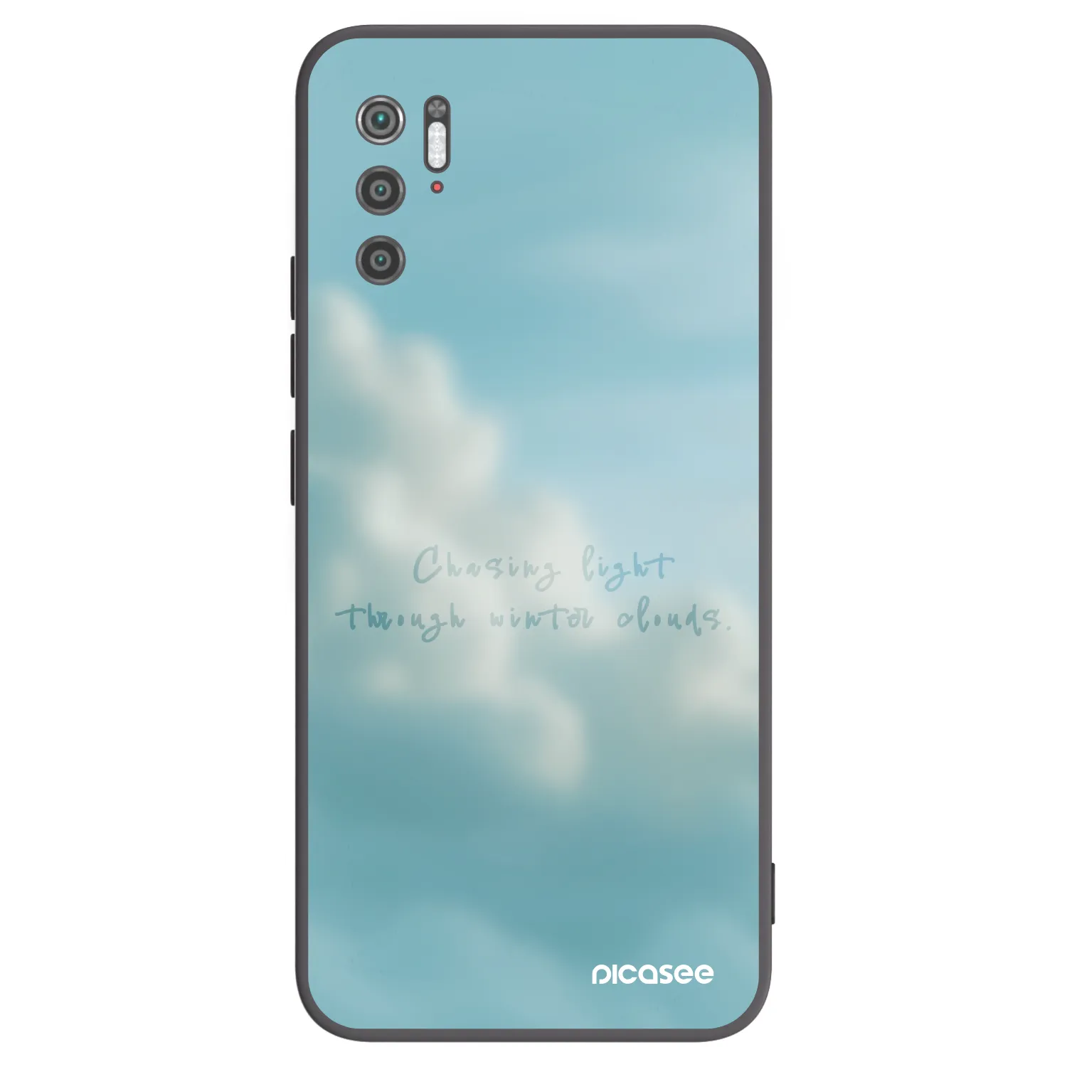 Picasee silikónový čierny obal pre Xiaomi Poco M3 Pro 5G - CHASiNG LIGHT