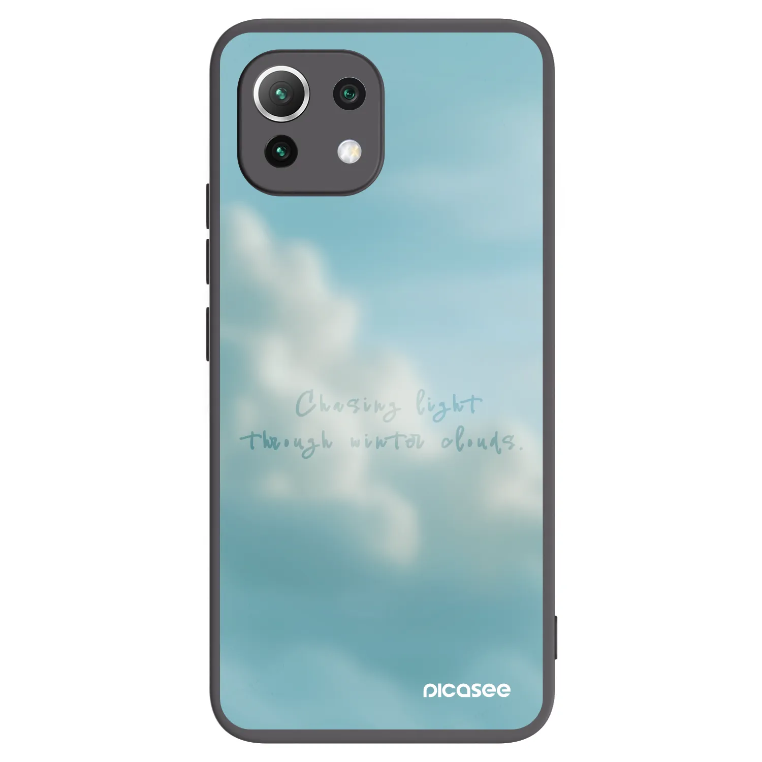 Picasee silikónový čierny obal pre Xiaomi 11 Lite 5G NE - CHASiNG LIGHT