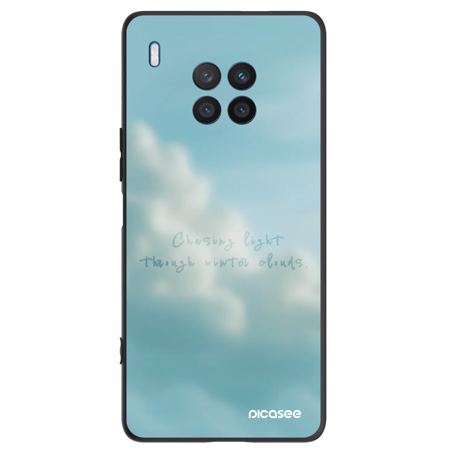 Picasee silikónový čierny obal pre Honor 50 Lite - CHASiNG LIGHT