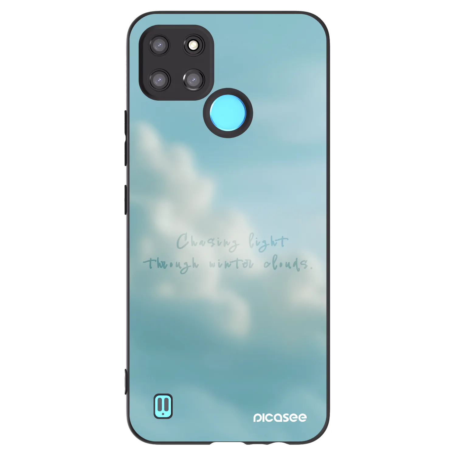 Picasee silikónový čierny obal pre Realme C21Y - CHASiNG LIGHT