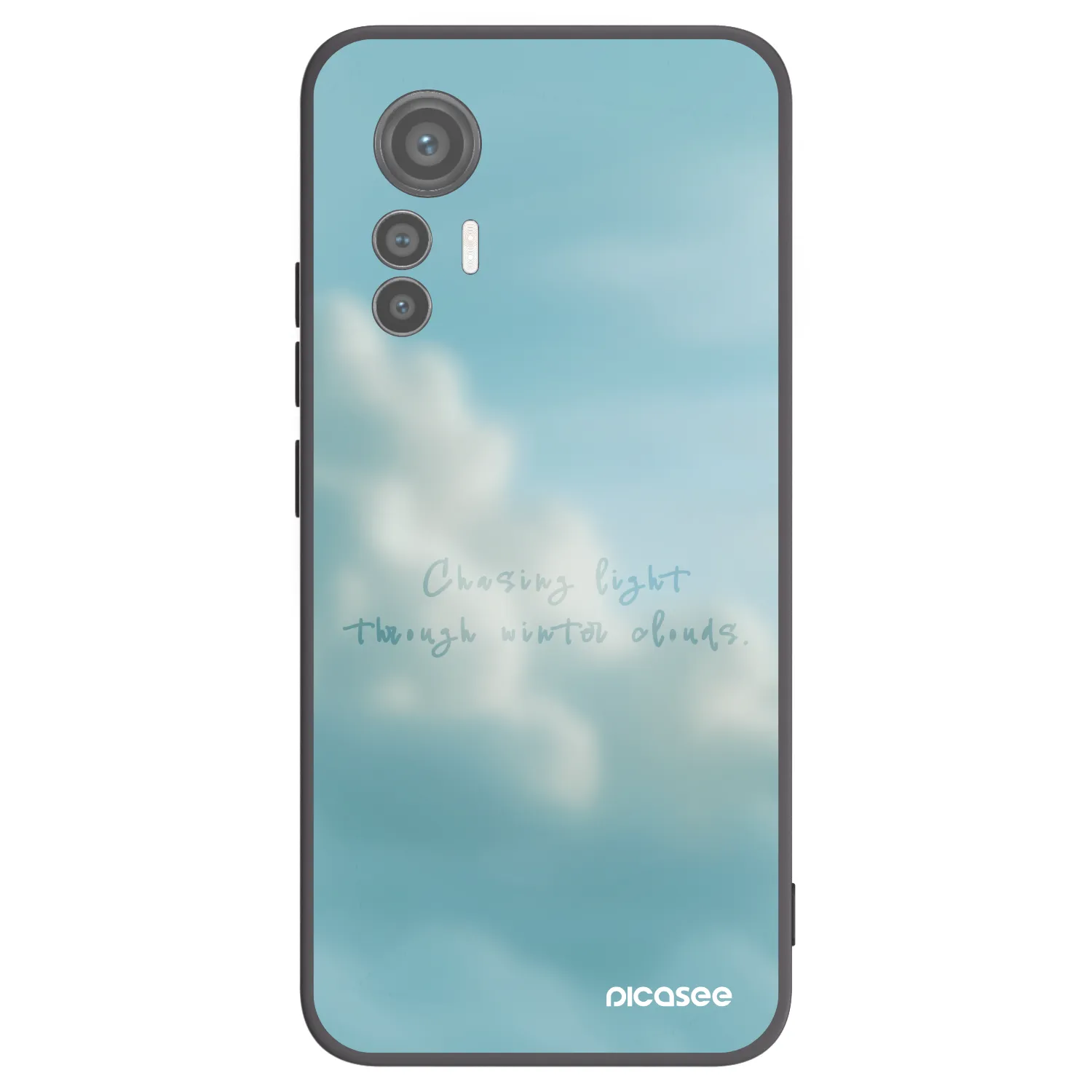 Picasee silikónový čierny obal pre Xiaomi 12 Lite - CHASiNG LIGHT