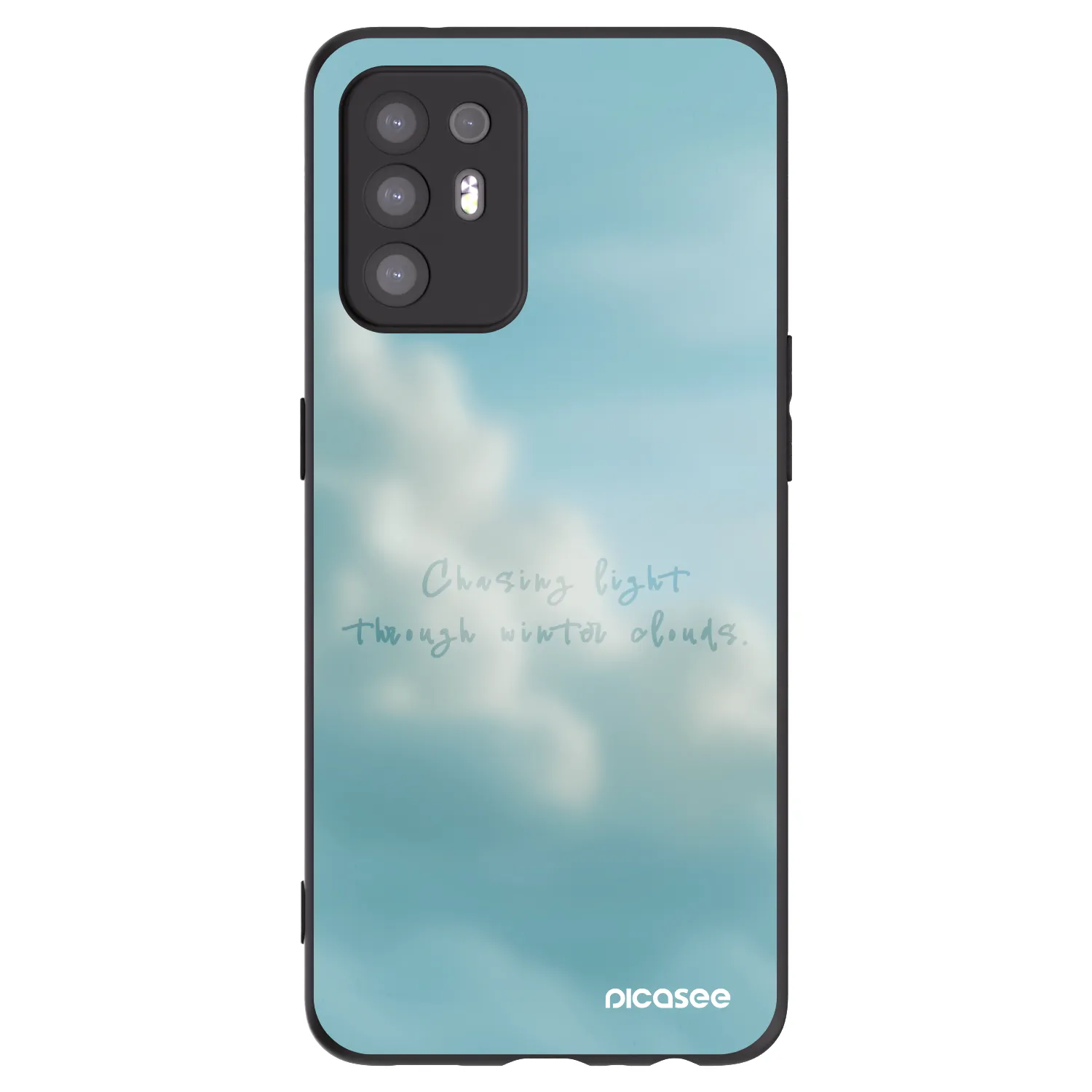 Picasee silikónový čierny obal pre OPPO A94 5G - CHASiNG LIGHT
