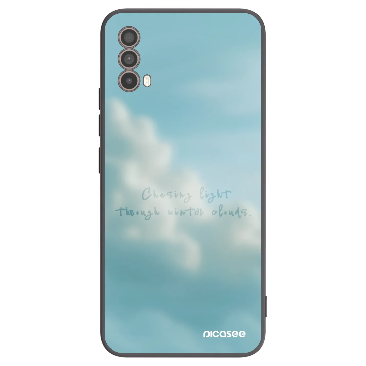 Picasee silikónový čierny obal pre Motorola Moto E40 - CHASiNG LIGHT