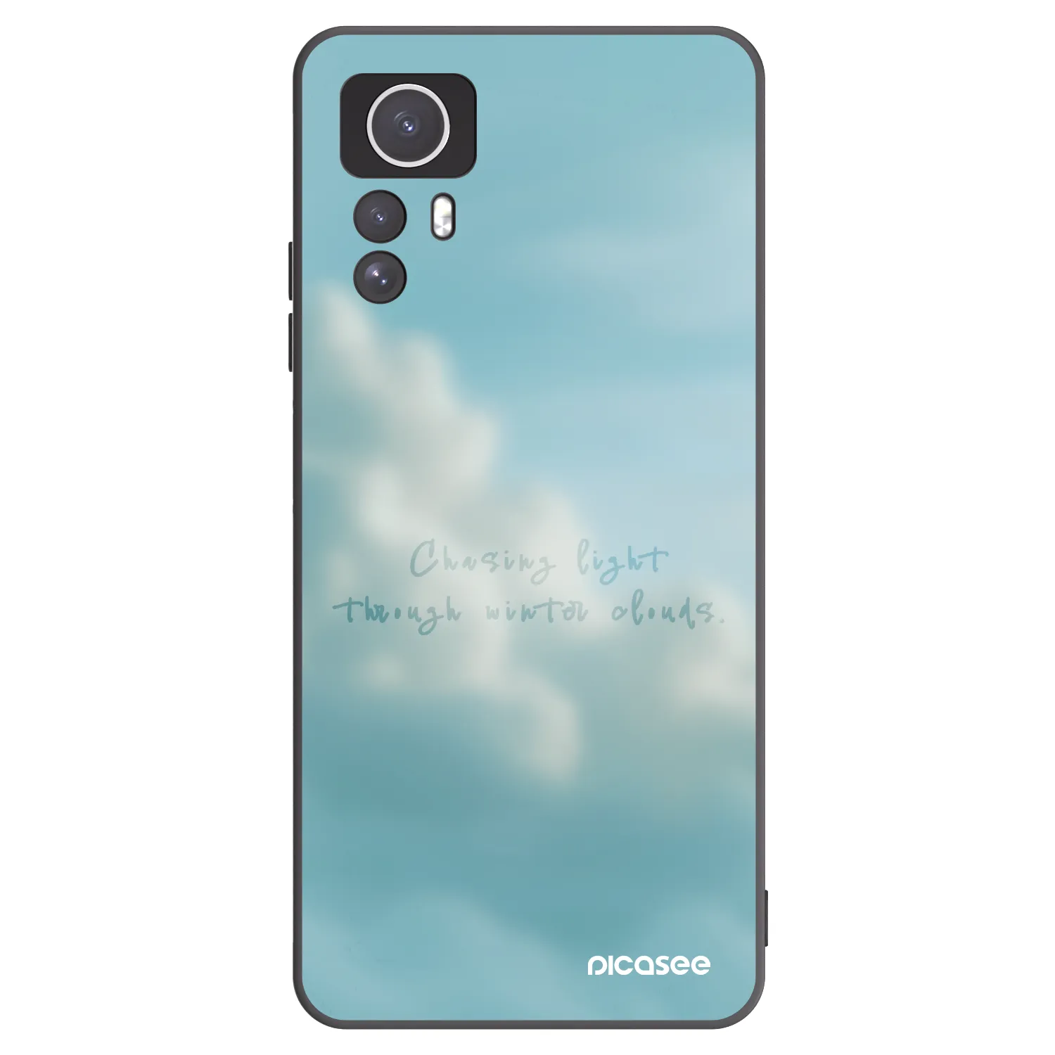 Picasee silikónový čierny obal pre Xiaomi Redmi Note 12S - CHASiNG LIGHT