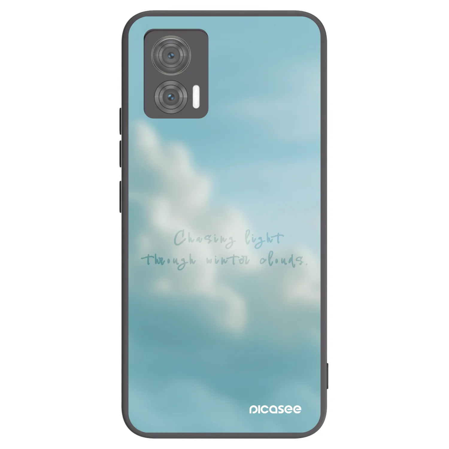 Picasee silikónový čierny obal pre Motorola Edge 30 Neo - CHASiNG LIGHT