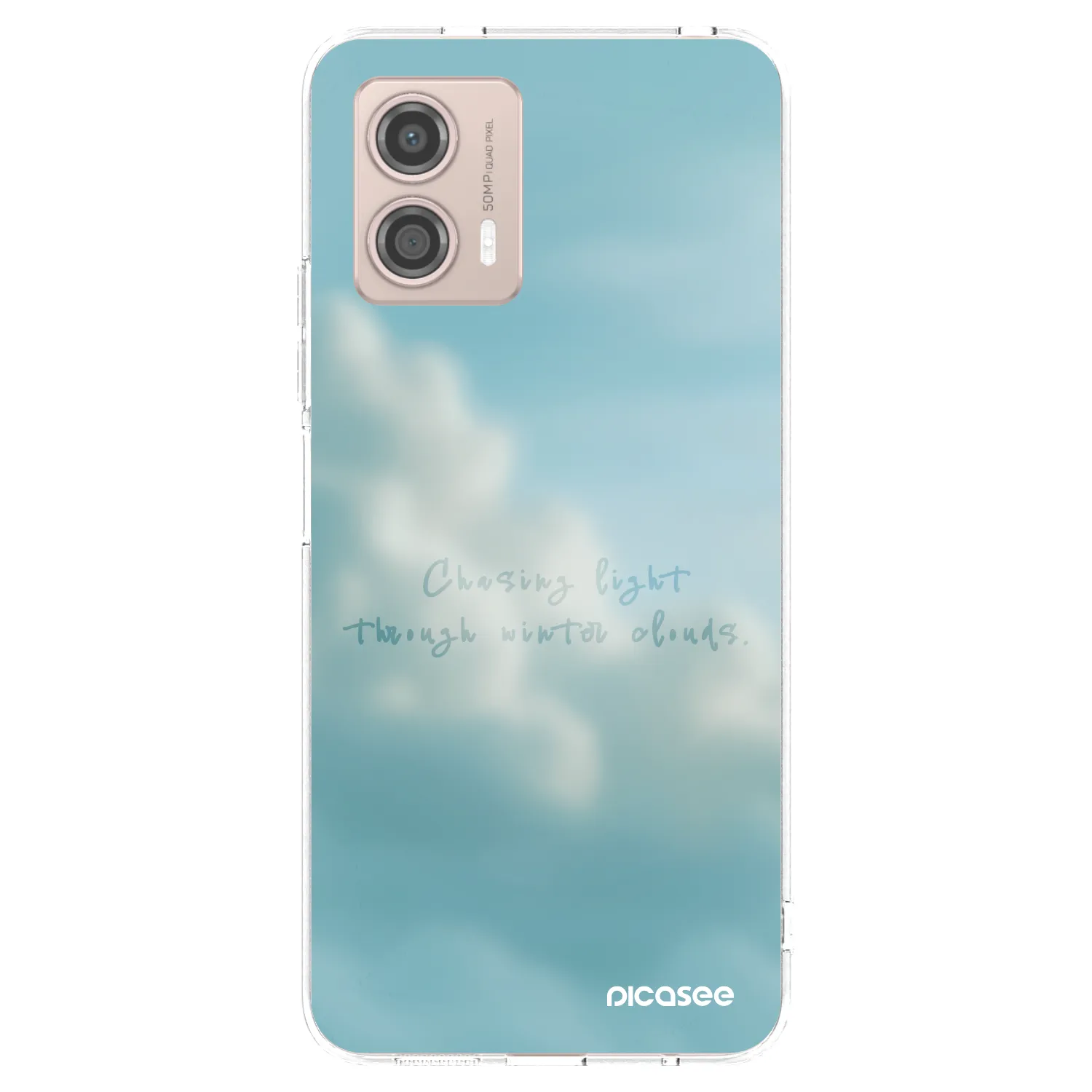 Picasee silikónový prehľadný obal pre Motorola Moto G53 5G - CHASiNG LIGHT